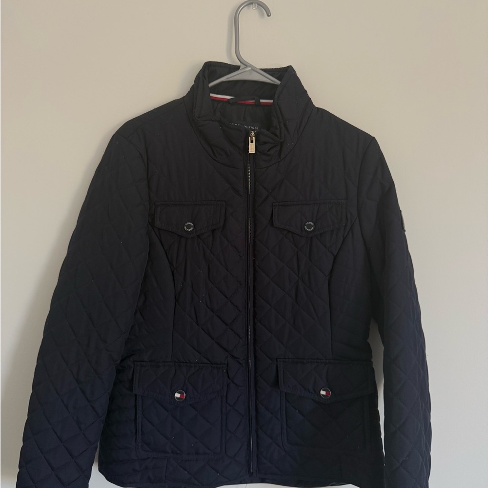 Tommy Hilfiger Navy Quilted Jacket